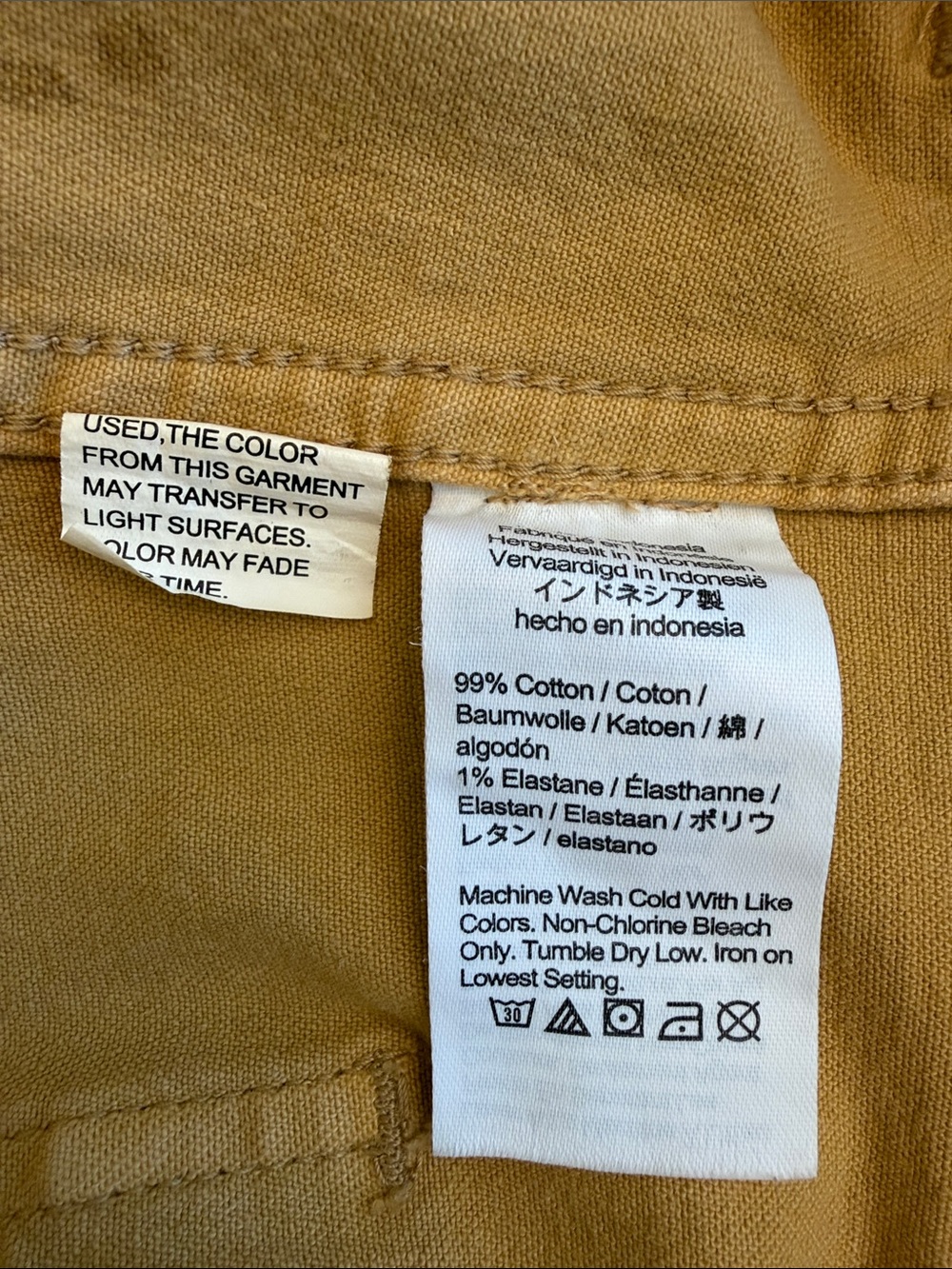 Madewell Straight-Leg Jeans in Mustard - Picture 4 of 4